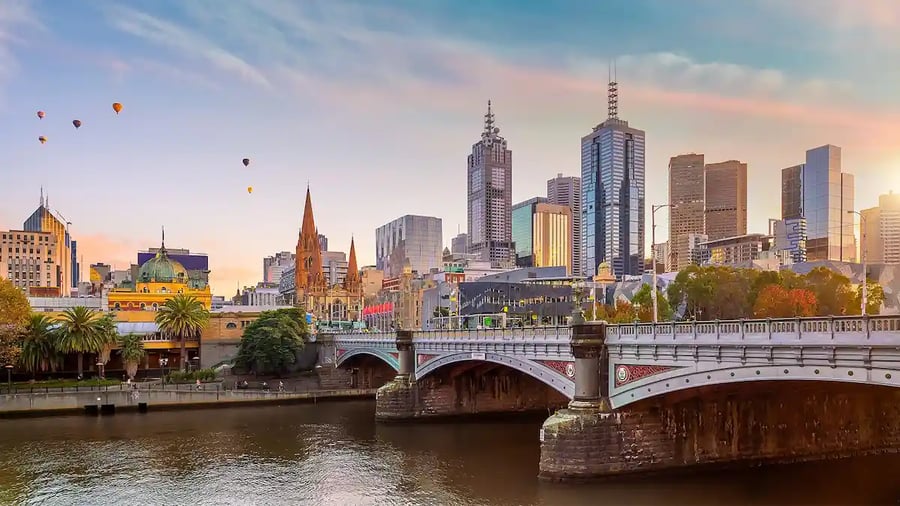 Image of Melbourne, Australia cityscape