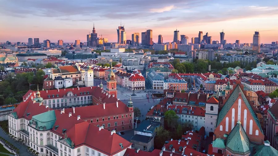 Image of Warsaw, Poland cityscape