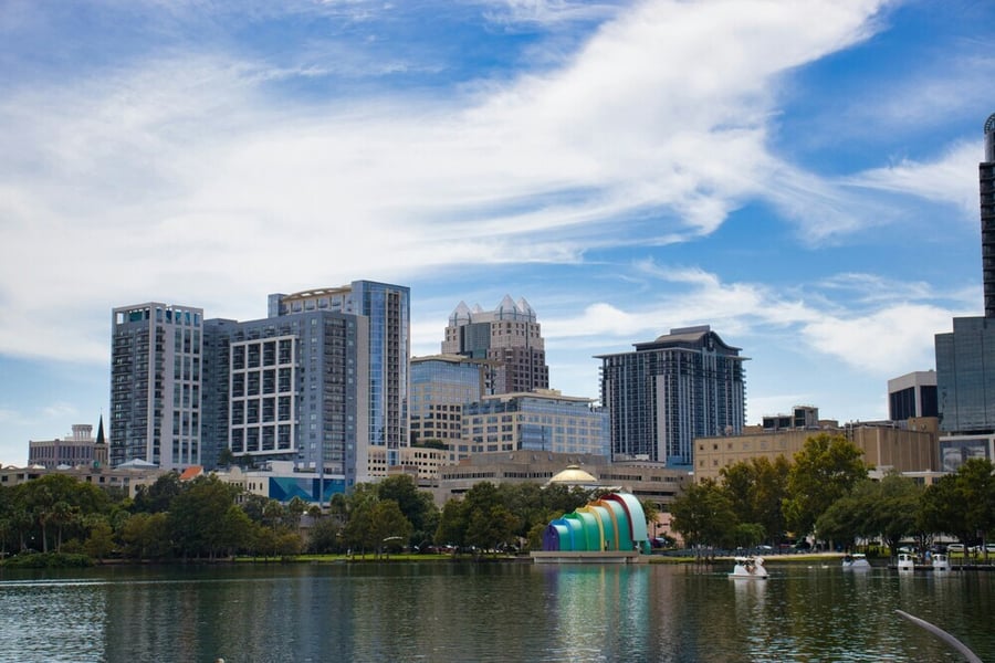 Image of Orlando, FL, US cityscape