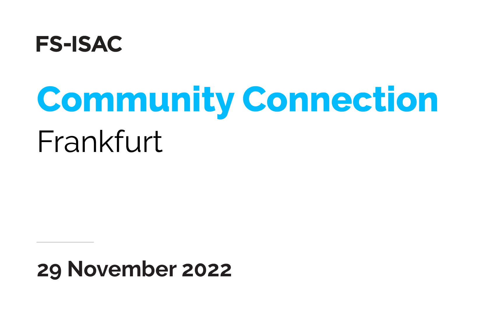 Frankfurt Community Connection