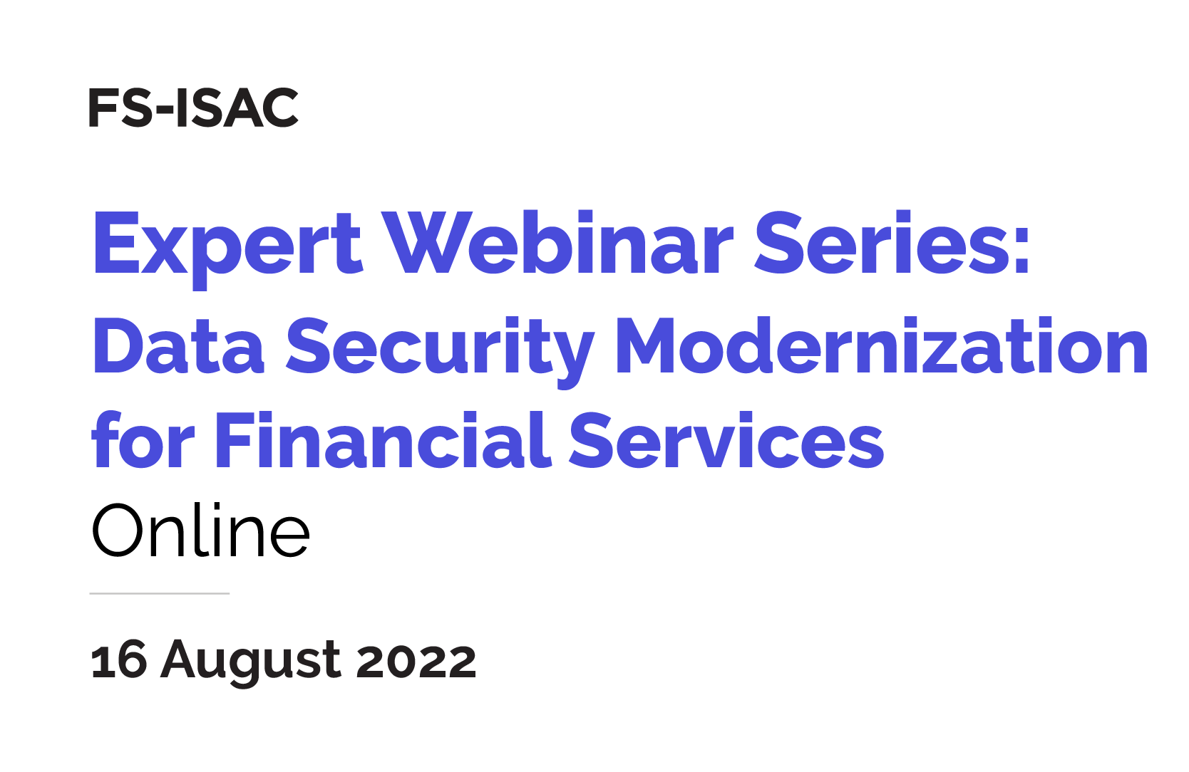 EWS131-Data Security Modernization for Financial Services