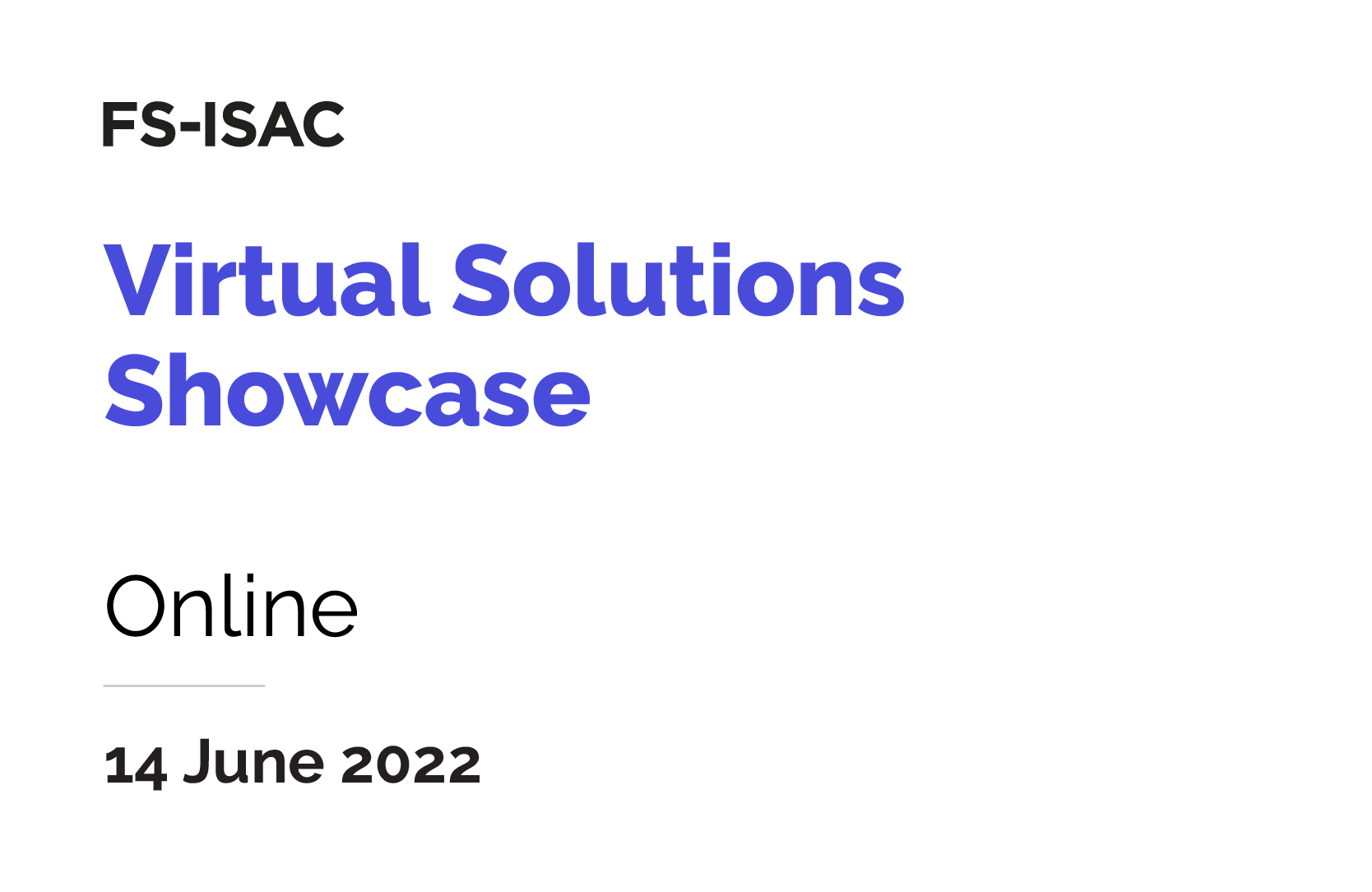 2022 Virtual Solutions Showcase