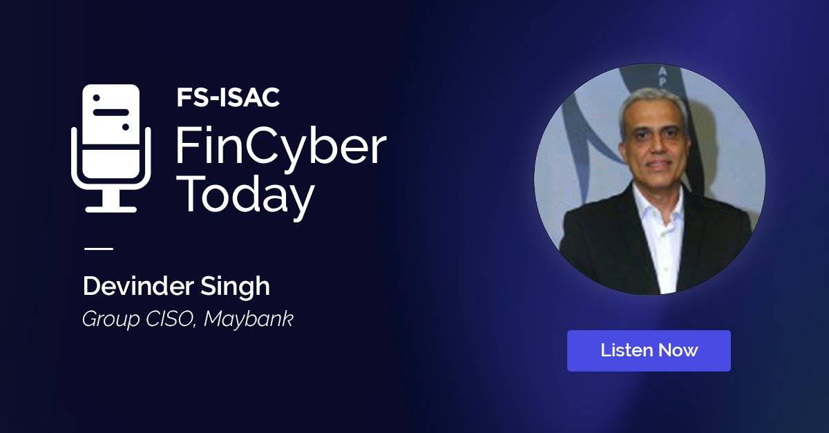 Devinder Singh: Building a Culture of Cyber Intel Sharing in APAC