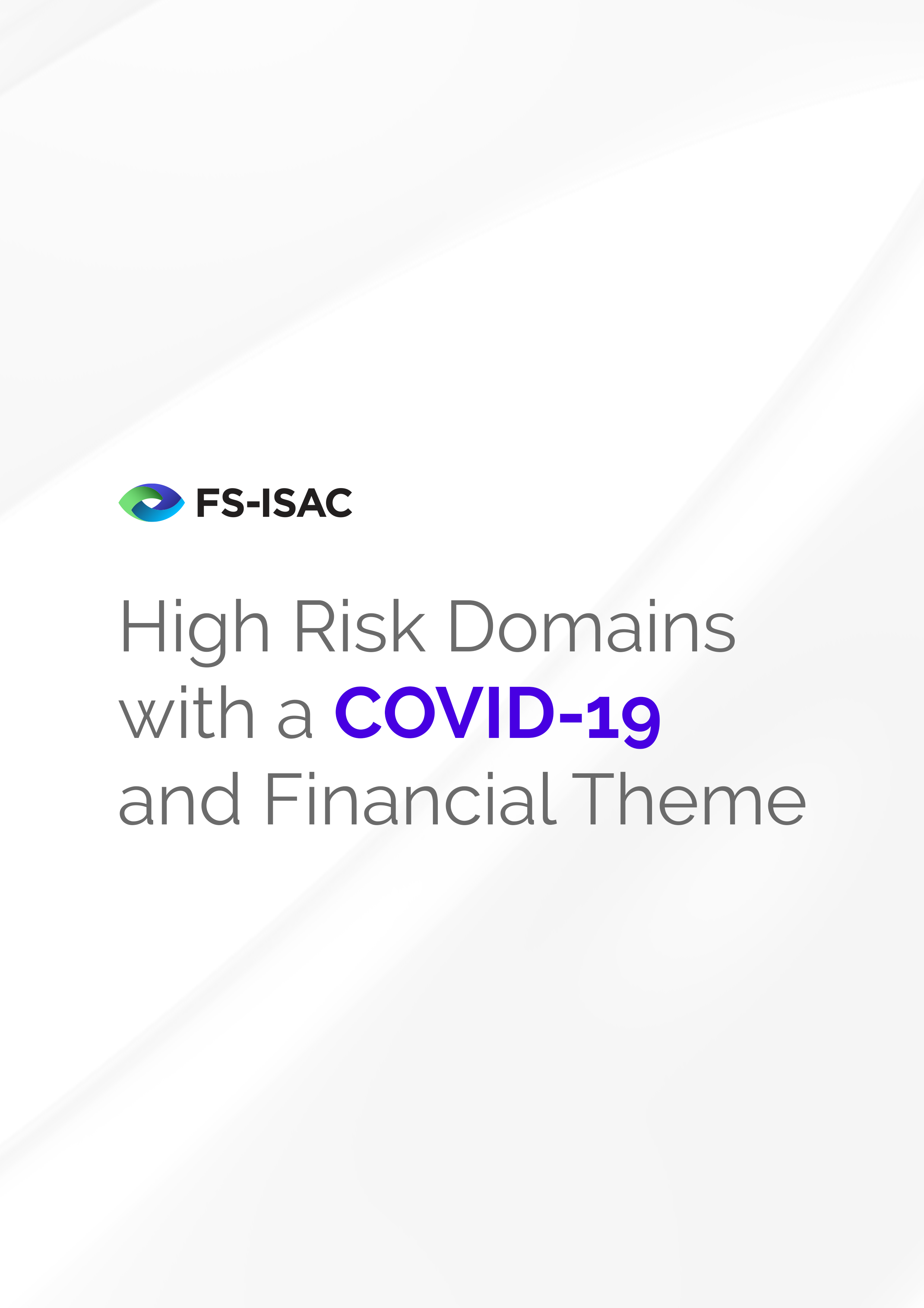 High Risk Domains With a COVID-19 and Financial Theme