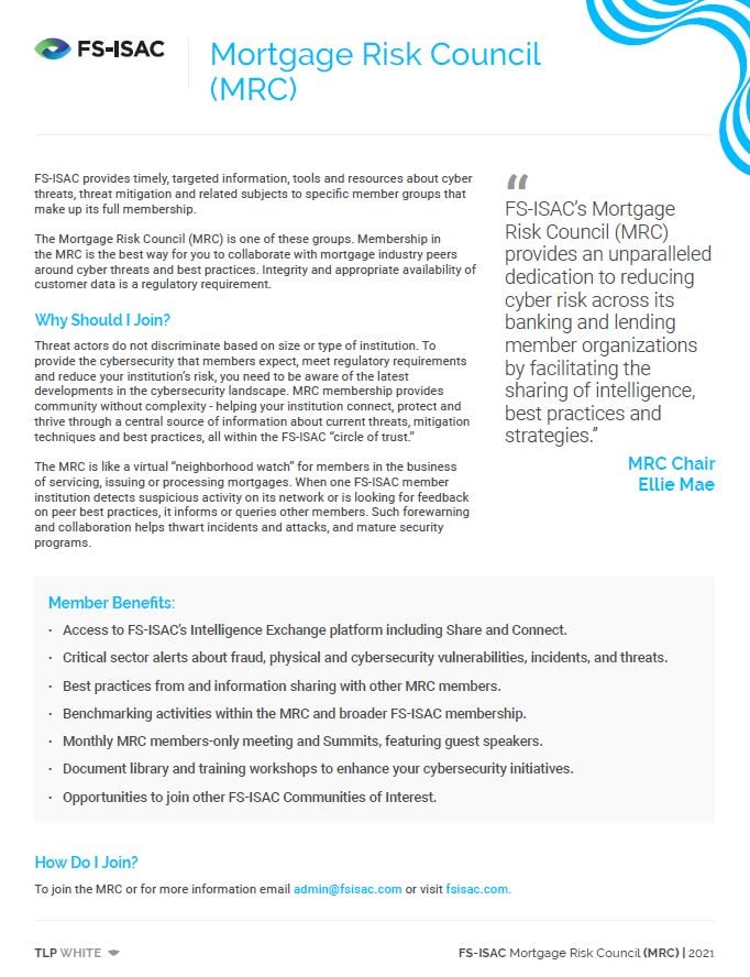 Mortgage Risk Council (MRC)