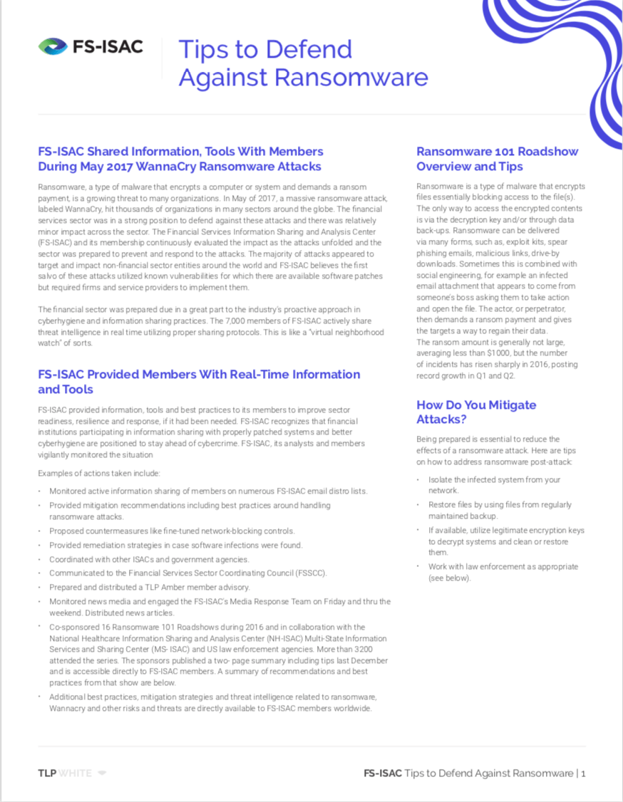 Tips to Defend Against Ransomware