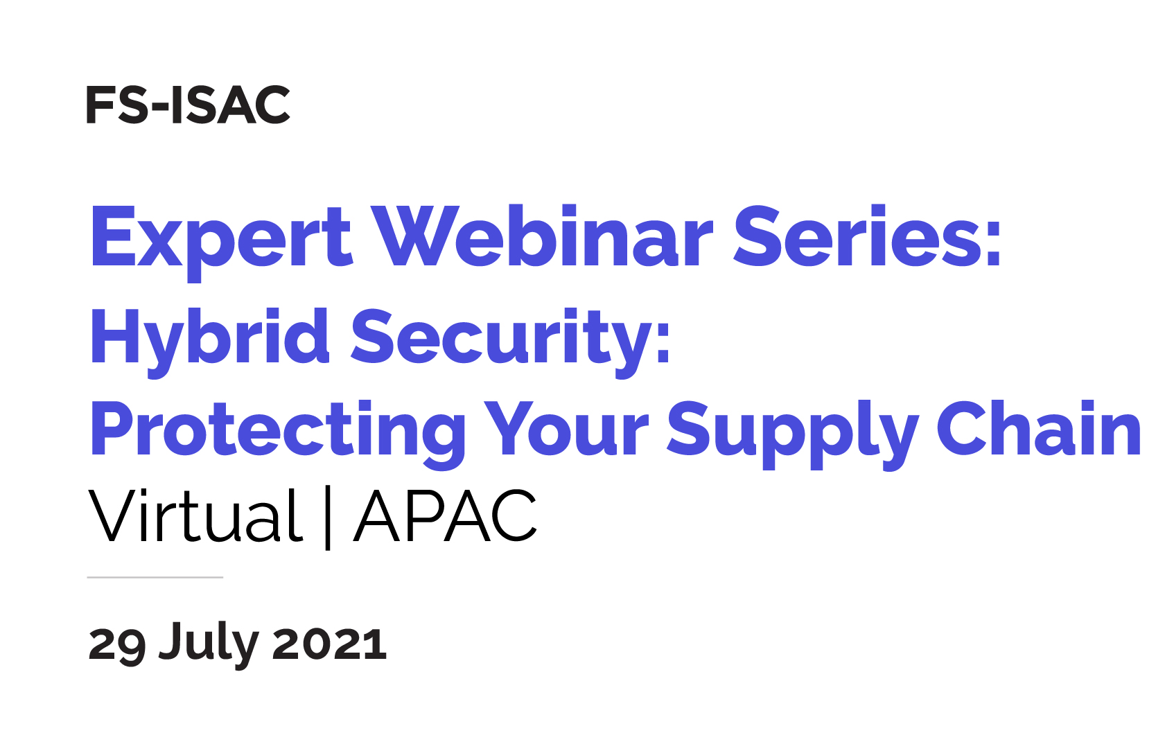 EWS104-Hybrid Security: Protecting Your Supply Chain