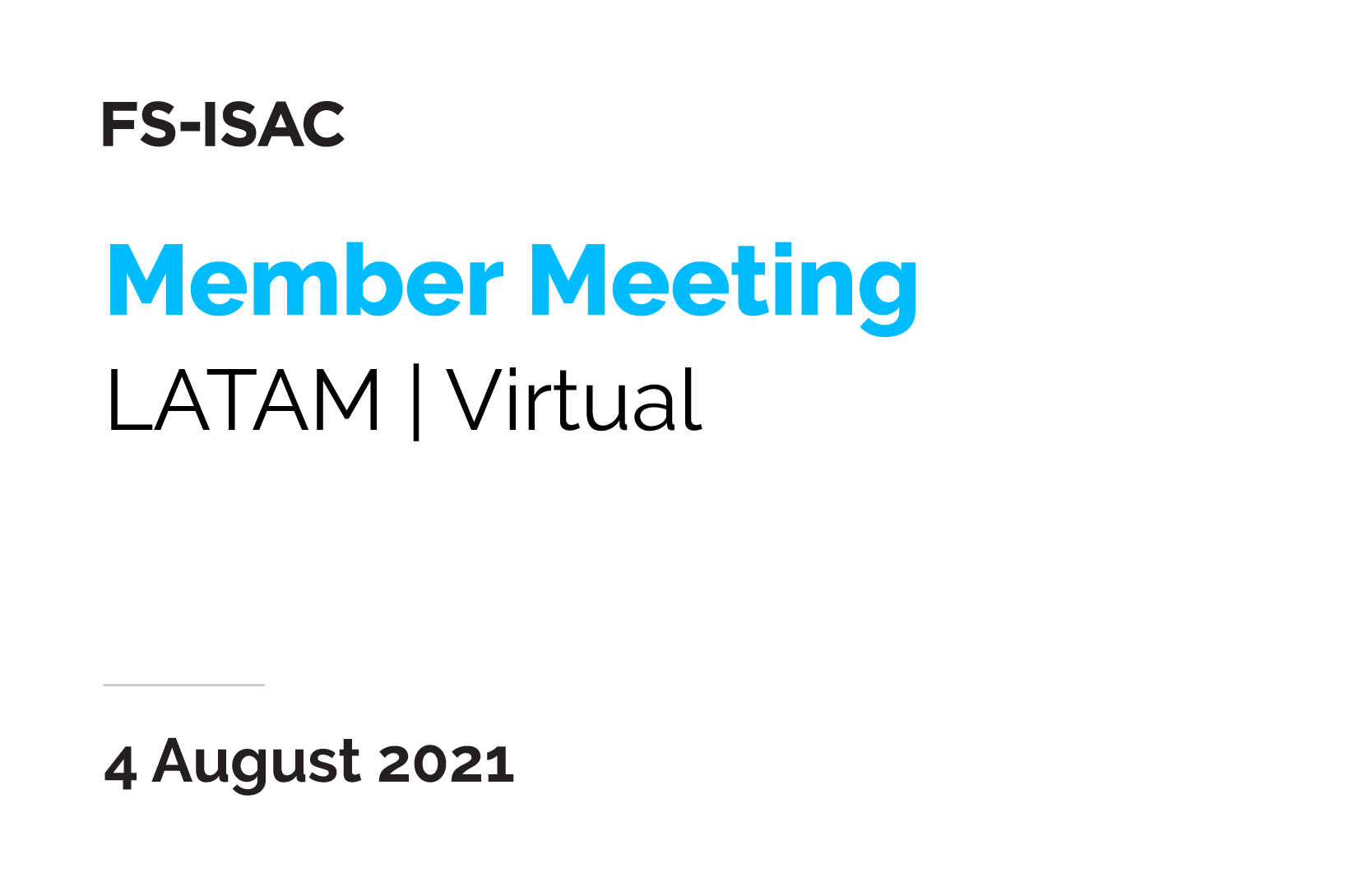 LATAM Member Meeting