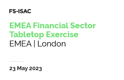 EMEA Financial Sector Tabletop Exercise 2023